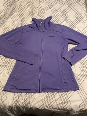 Bench Women's Purple Full-Zip Lightweight hoody